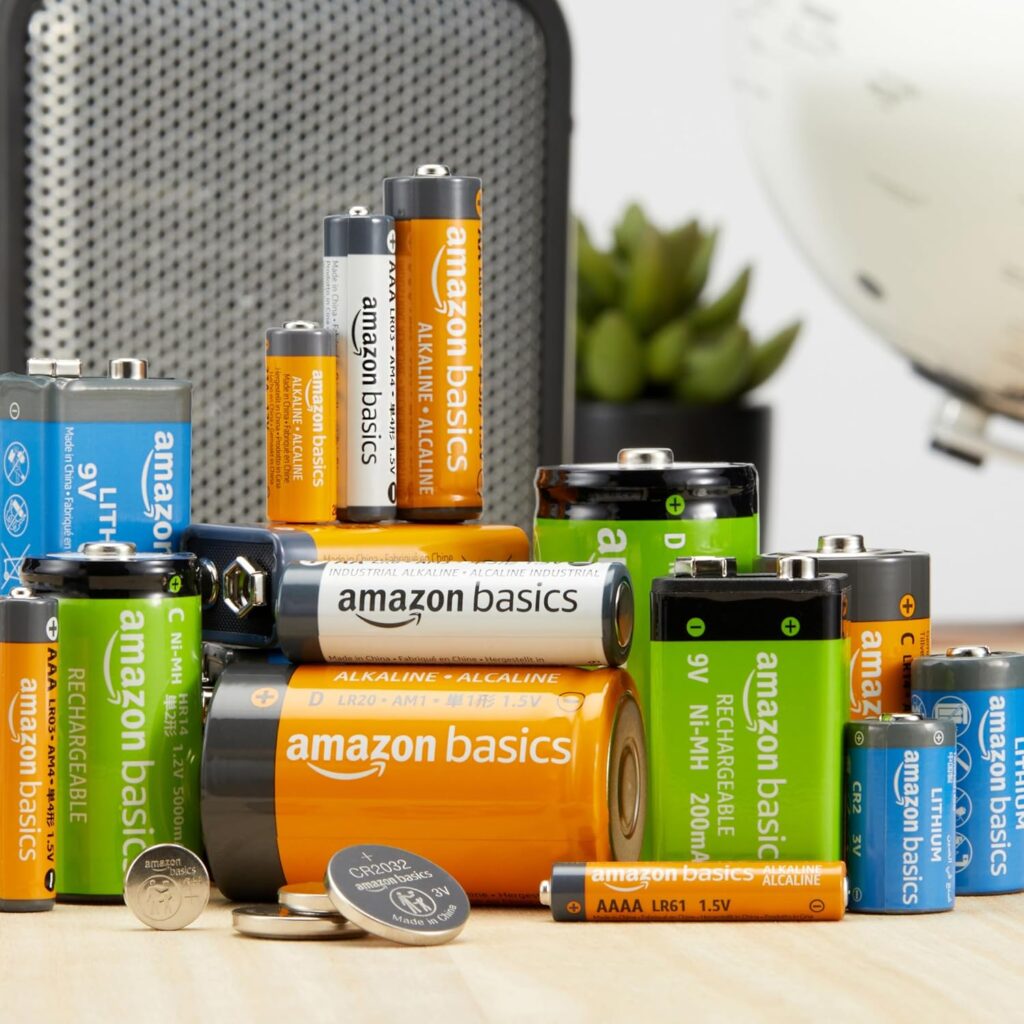 Amazon Basics 48-Pack AA Alkaline High-Performance Best Electric Bicycle Batteries 1.5 Volt, 10-Year Shelf Life