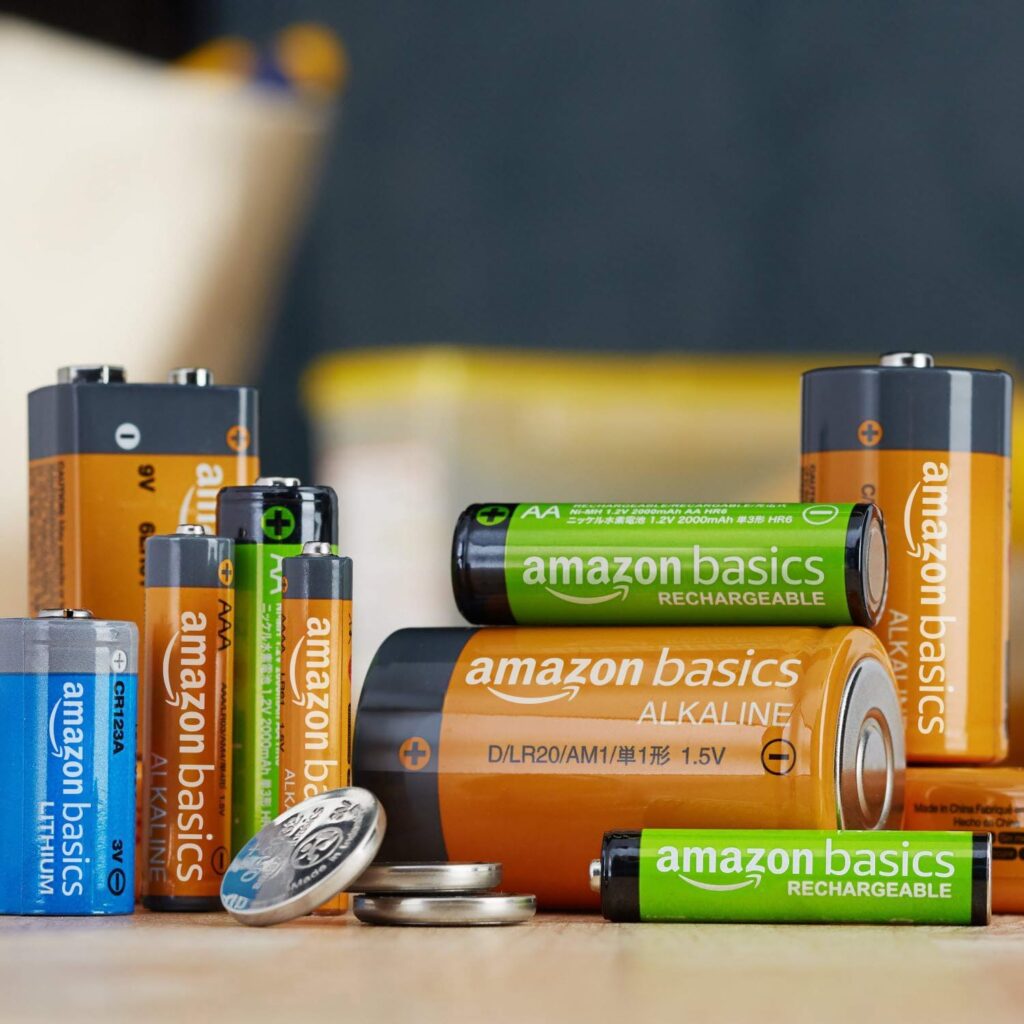 Amazon Basics 24-Pack Rechargeable AA NiMH 2000 mAh, Best Electric Bicycle Batteries